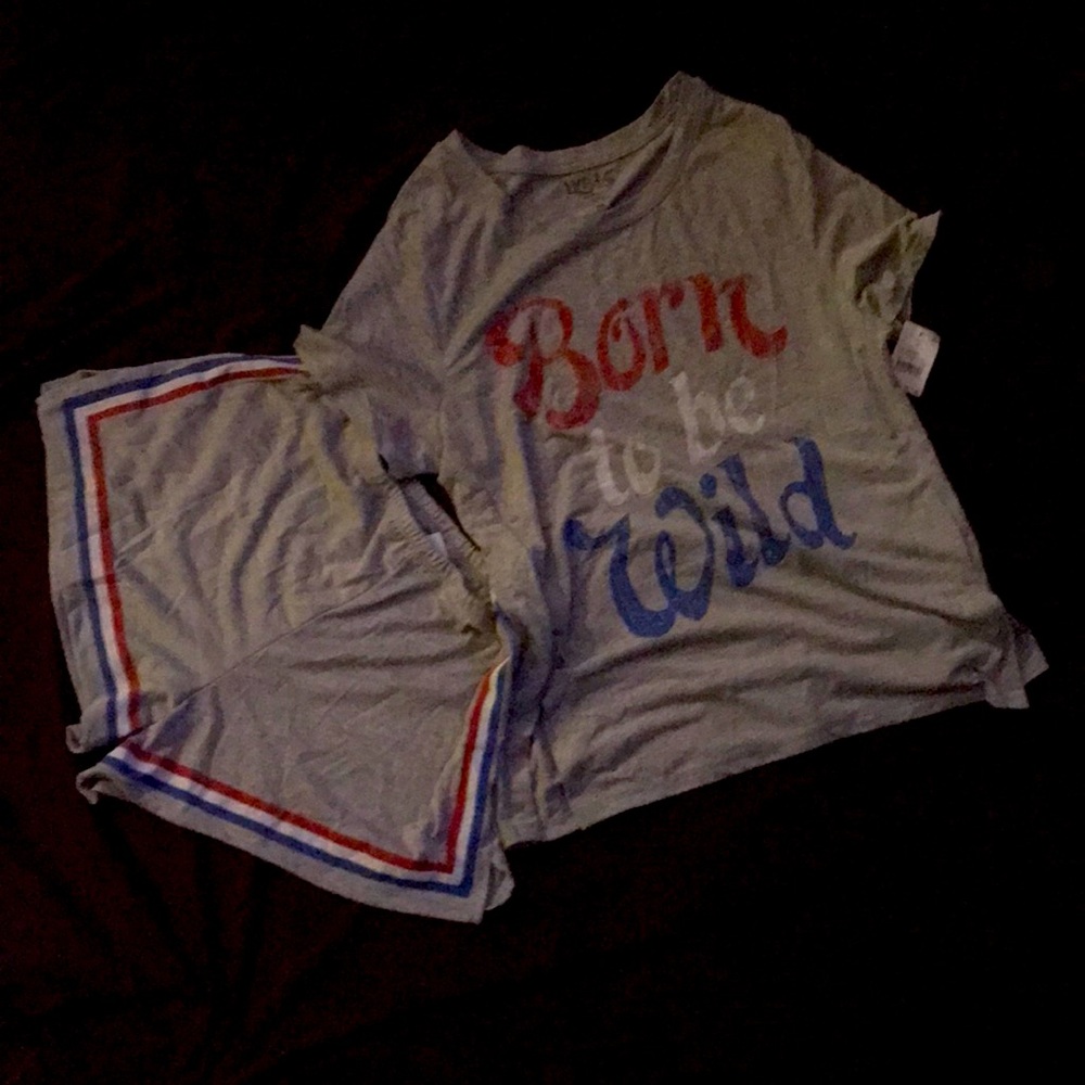 Lyric Heather Grey Short/T-Shirt Pajama’s